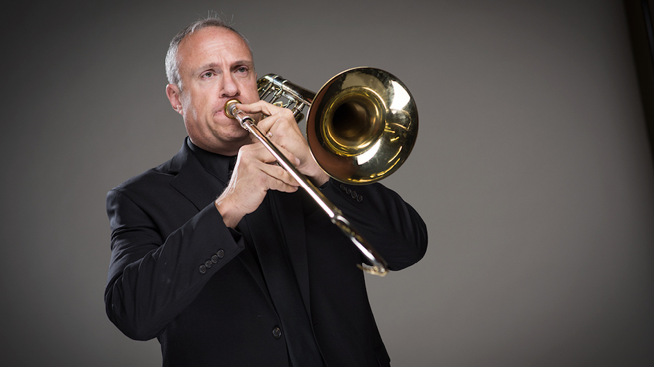 Trombonist Simms (SMF '17 '18) joins American Brass Quintet - Colorado  College