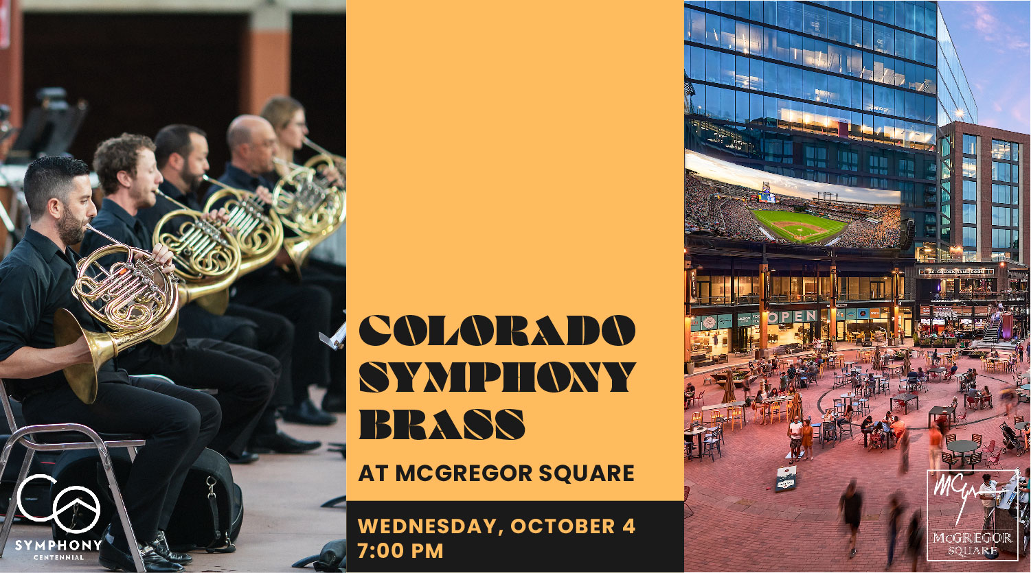 Colorado Symphony Brass & Percussion at McGregor Square
