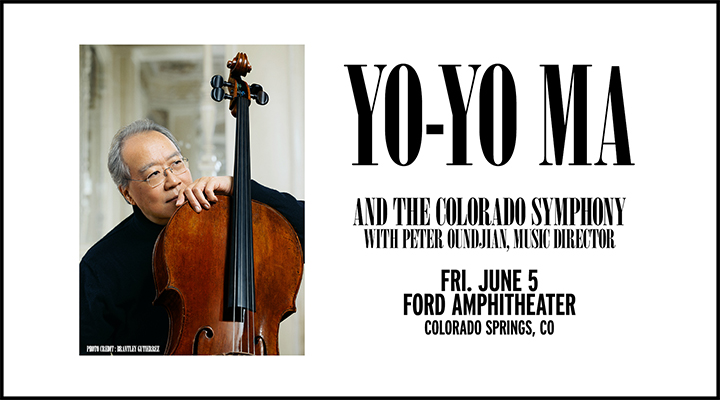 Yo-Yo Ma with the Colorado Symphony at Ford Amphitheater
