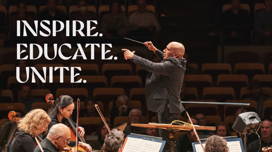Christopher Dragon conducts with the words 
