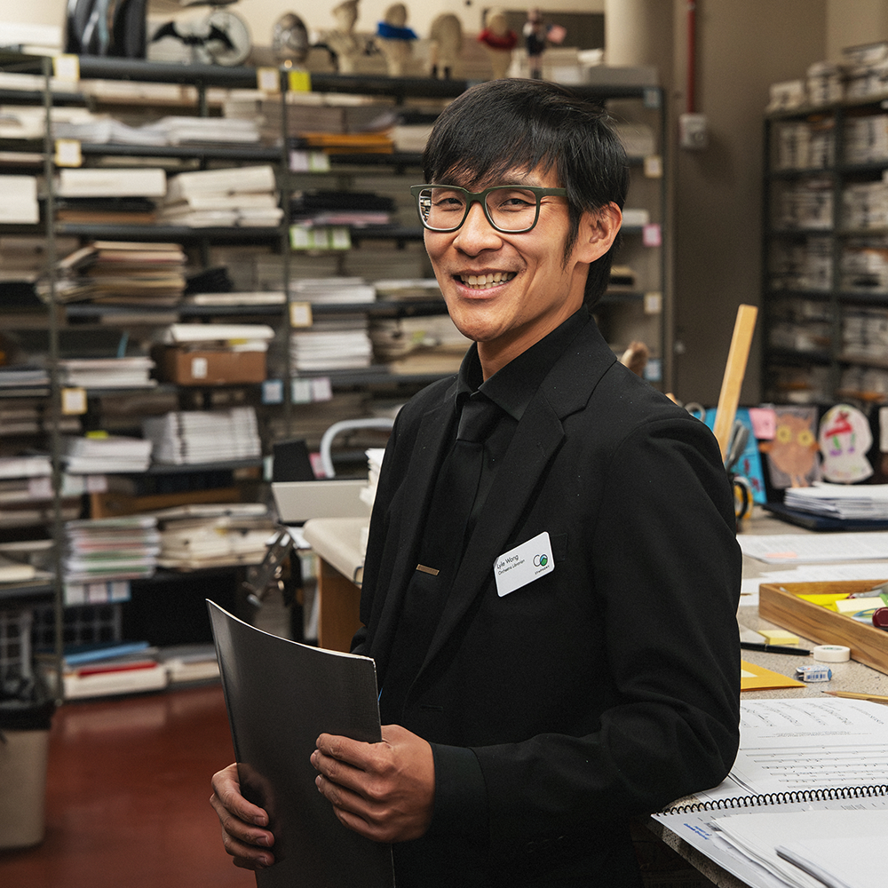 Orchestra Librarian Lyle Wong